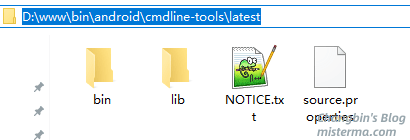 Command Line Tools目录结构
